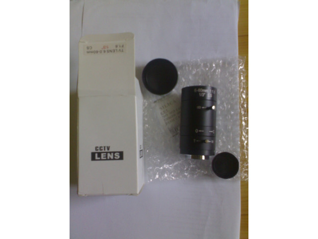 Objektiv - CS čočka asférická varifocal 6.0-60 mm s manuální clonou pro CCTV s CS závitem