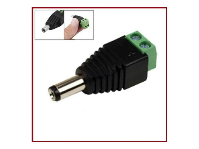 Napájecí konektor 5,5/2,1mm, DC koncovka samec