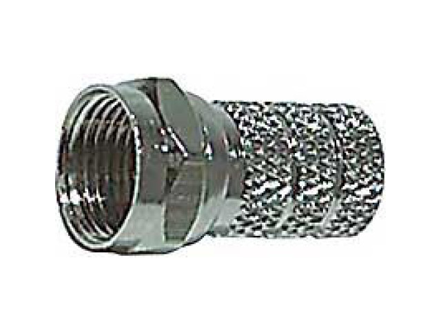 F konektor na koax RG59 6mm šroubovací  (D197)