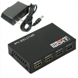 HDMI splitter, 4x1 port 1920x1080 px, černý