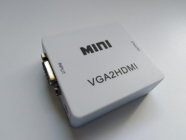 Mini VGA to HDMI konvertor - převodník VGA do HDMI (VGA2HDMI)