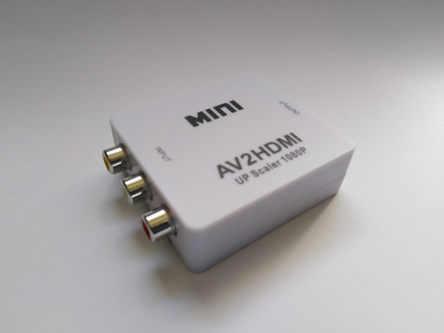 Mini AV (analog) to HDMI konvertor - převodník AV na HDMI (AV2HDMI)