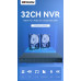 32CH AI IP NVR 12MPx síťový rekordér s IVA | ZONEWAY NVR3632