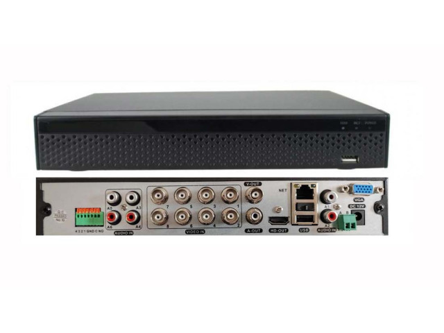 12CH IP/8CH AHD 5MPx hybridní rekordér 4K XVR | ZONEWAY XVR2108