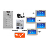 Set WIFI P2P TUYA videozvonku | ZONEWAY ZW-777 + ZW-738-4