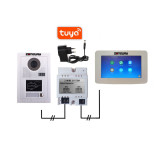 2-vodičový TUYA videozvonek s RFID | ZONEWAY ZW-777 + ZW-619-1D