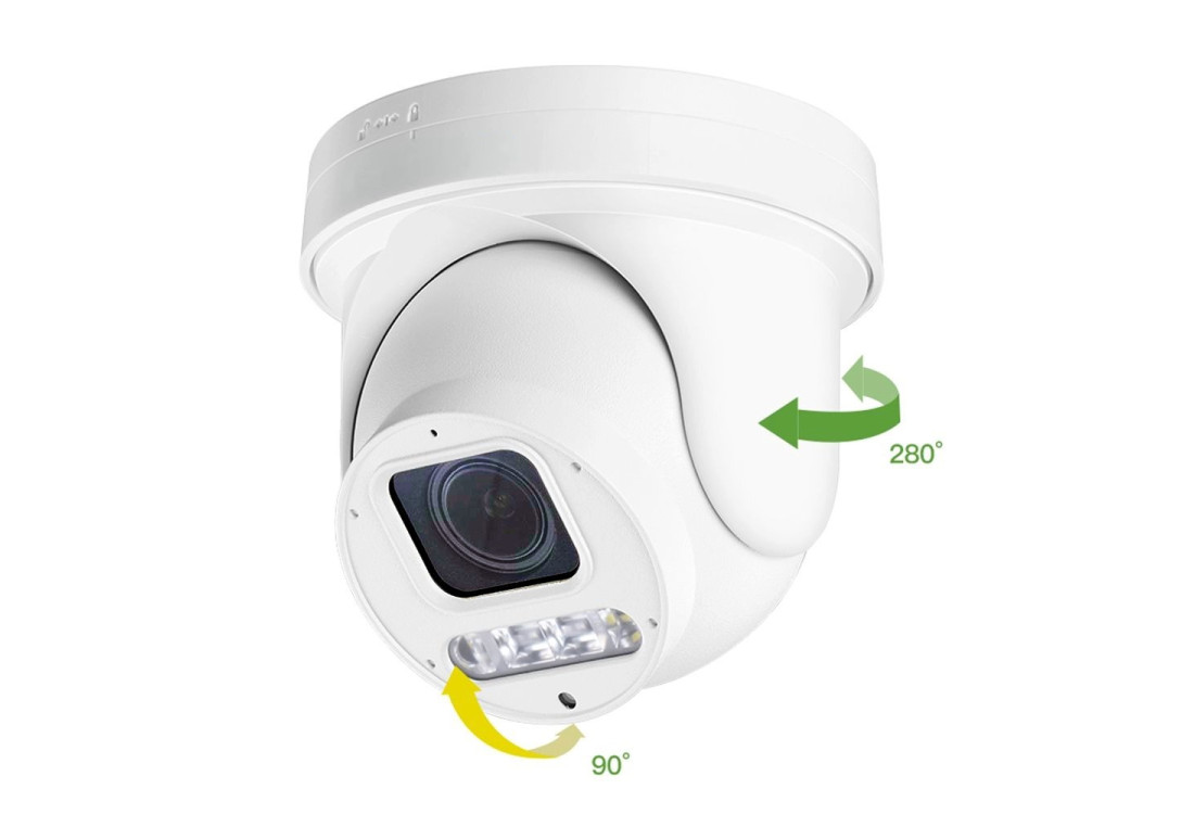 Zoom kamera 4x, mini PTZ IP kamera 6 Mpx, venkovní, ONVIF | HICO X4D-M6S