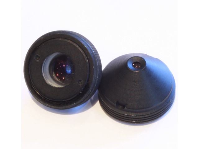 2,8mm dirková čočka - objektiv pro IP kamery, skrytá montáž