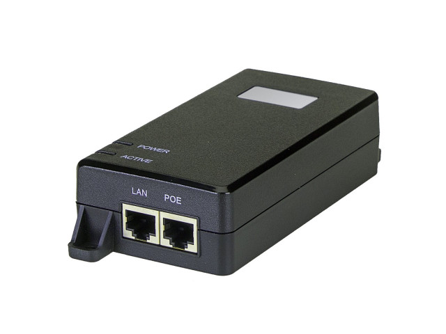 HI-PoE injektor 802.3af/at 55V 1,1A 60W