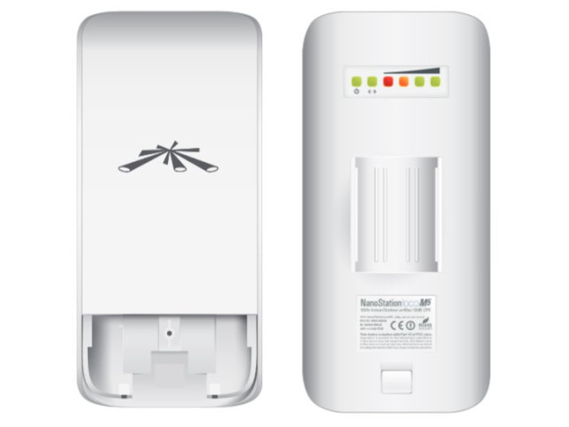 UBNT NanoStation Loco M2, venkovní, 2.4GHz MIMO, 2x 8dBi, AirMAX, WIFI most, bezdrátové pojítko