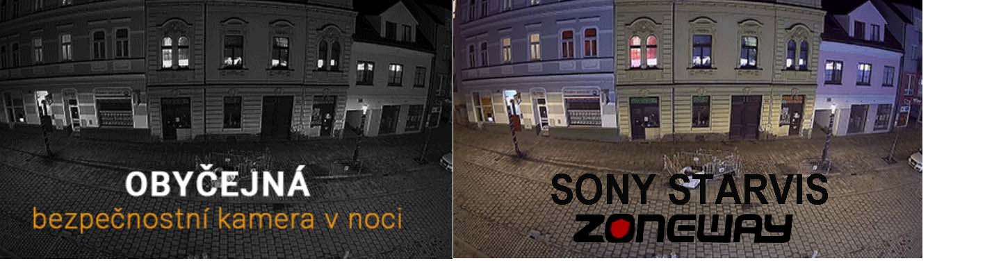 Ukázka obrazu kamery se snímačem STARVIS